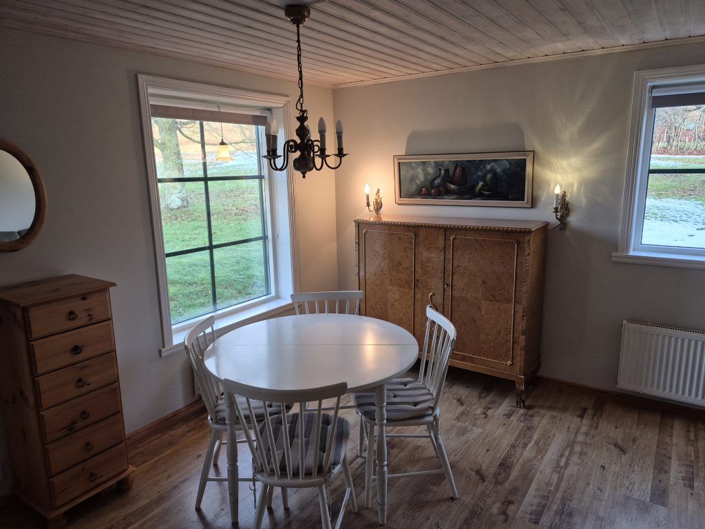 Matplats mot fönster